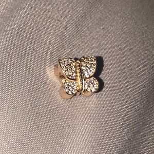 Rose Gold pandora butterfly charm